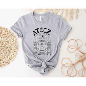 Ateez Break The Wall Tshirt Ateez Shirts Ateez Music Tour Unisex Retro Tshirt
